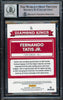 Fernando Tatis Jr. Autographed 2022 Donruss Diamond Kings Card #28 San Diego Padres Auto Grade Gem Mint 10 Beckett BAS Stock #216679