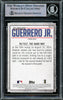 Vladimir Guerrero Jr. Autographed 2020 Topps Highlights Card #VGJ-25 Toronto Blue Jays Beckett BAS Stock #216864