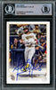 Fernando Tatis Jr. Autographed 2022 Topps Card #100 San Diego Padres Beckett BAS Stock #216880