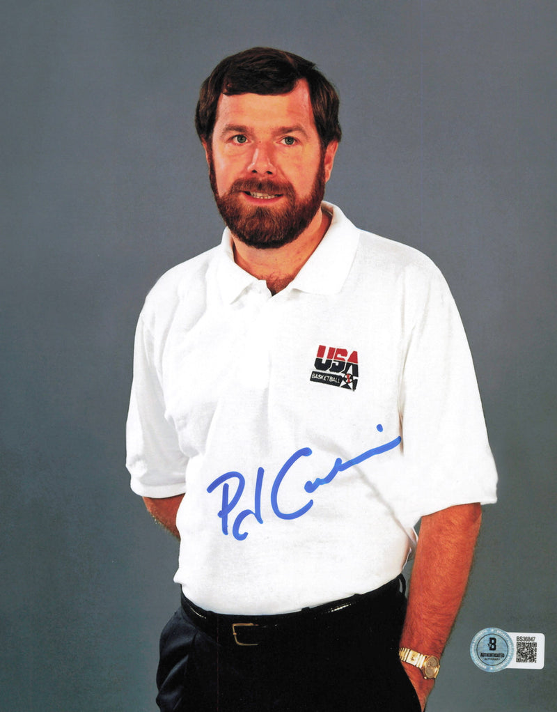 P.J. Carlesimo Autographed 8x10 Photo Team USA Beckett BAS QR #BS36847