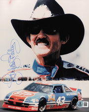 Richard Petty Autographed 8x10 Photo Nascar Beckett BAS QR #BS36936
