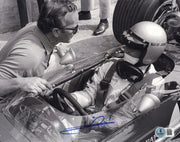 Mario Andretti Autographed 8x10 Photo Indy Car Beckett BAS QR #BS36947