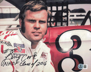 Jerry Cook Autographed 8x10 Photo Nascar "NHOF 2016" Beckett BAS QR #BS36953