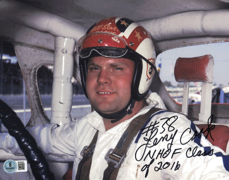 Jerry Cook Autographed 8x10 Photo Nascar "NHOF 2016" Beckett BAS QR #BS36955
