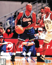 Mitch Richmond Autographed 8x10 Photo Sacramento Kings Beckett BAS QR #BS36986