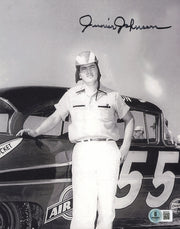Junior Johnson Autographed 8x10 Photo Nascar Beckett BAS QR #BS30152