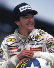Johnny Rutherford Autographed 8x10 Photo Indy Car Beckett BAS QR #BS30170