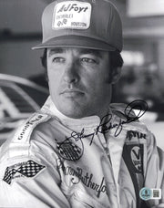 Johnny Rutherford Autographed 8x10 Photo Indy Car Beckett BAS QR #BS30172