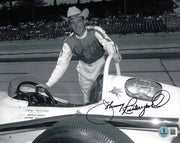 Johnny Rutherford Autographed 8x10 Photo Indy Car Beckett BAS QR #BS30173