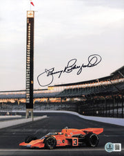 Johnny Rutherford Autographed 8x10 Photo Indy Car Beckett BAS QR #BS30174