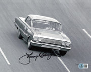 Johnny Rutherford Autographed 8x10 Photo Indy Car Beckett BAS QR #BS30176