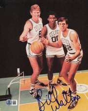 Bill Walton & Robert Parish Autographed 8x10 Photo Boston Celtics Beckett BAS QR #BS12924