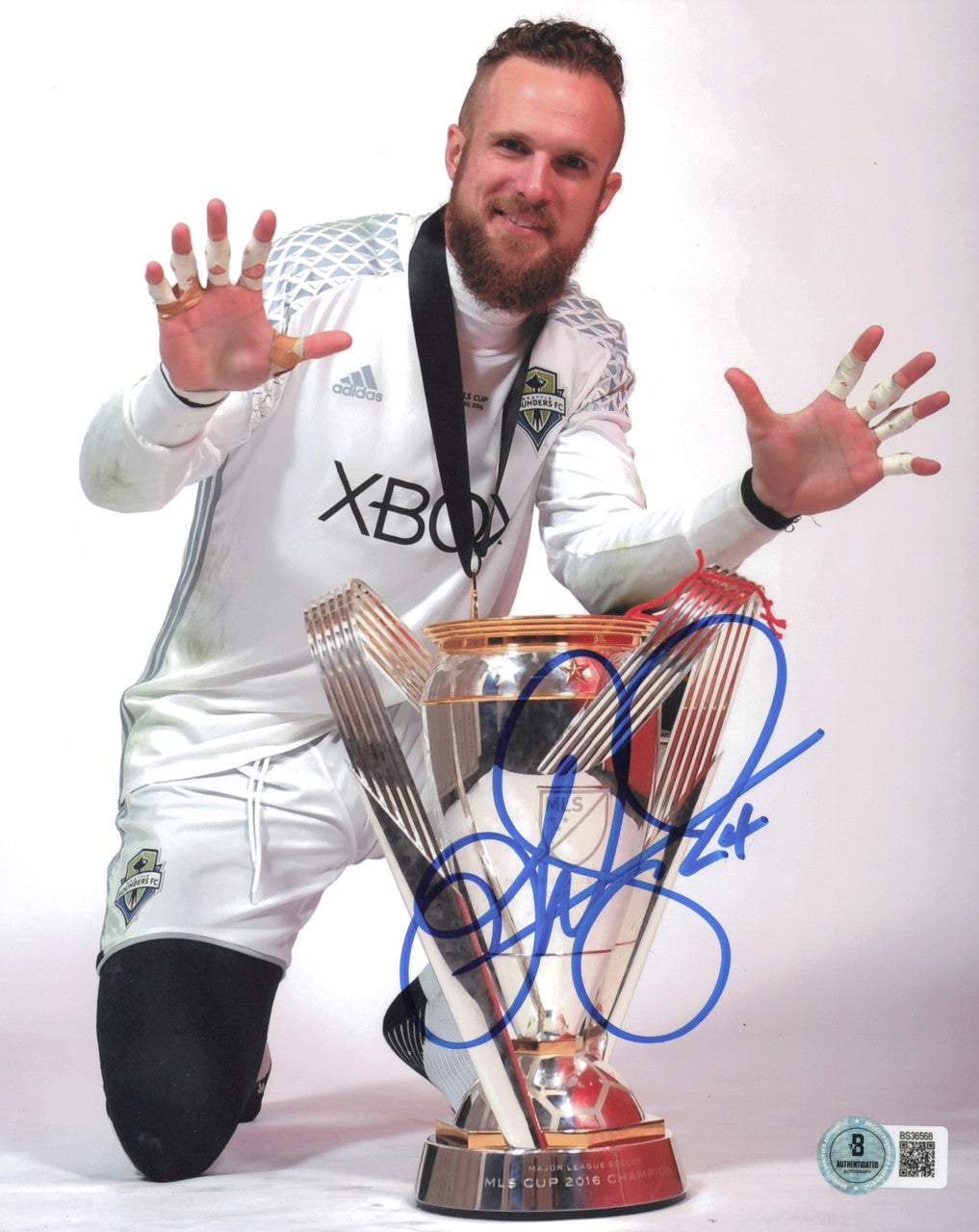 Stefan Frei Autographed 8x10 Photo Seattle Sounders Beckett BAS QR #BS36568