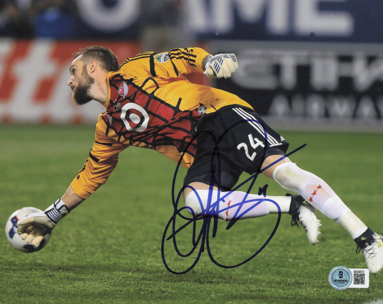 Stefan Frei Autographed 8x10 Photo Seattle Sounders Beckett BAS QR #BS36572