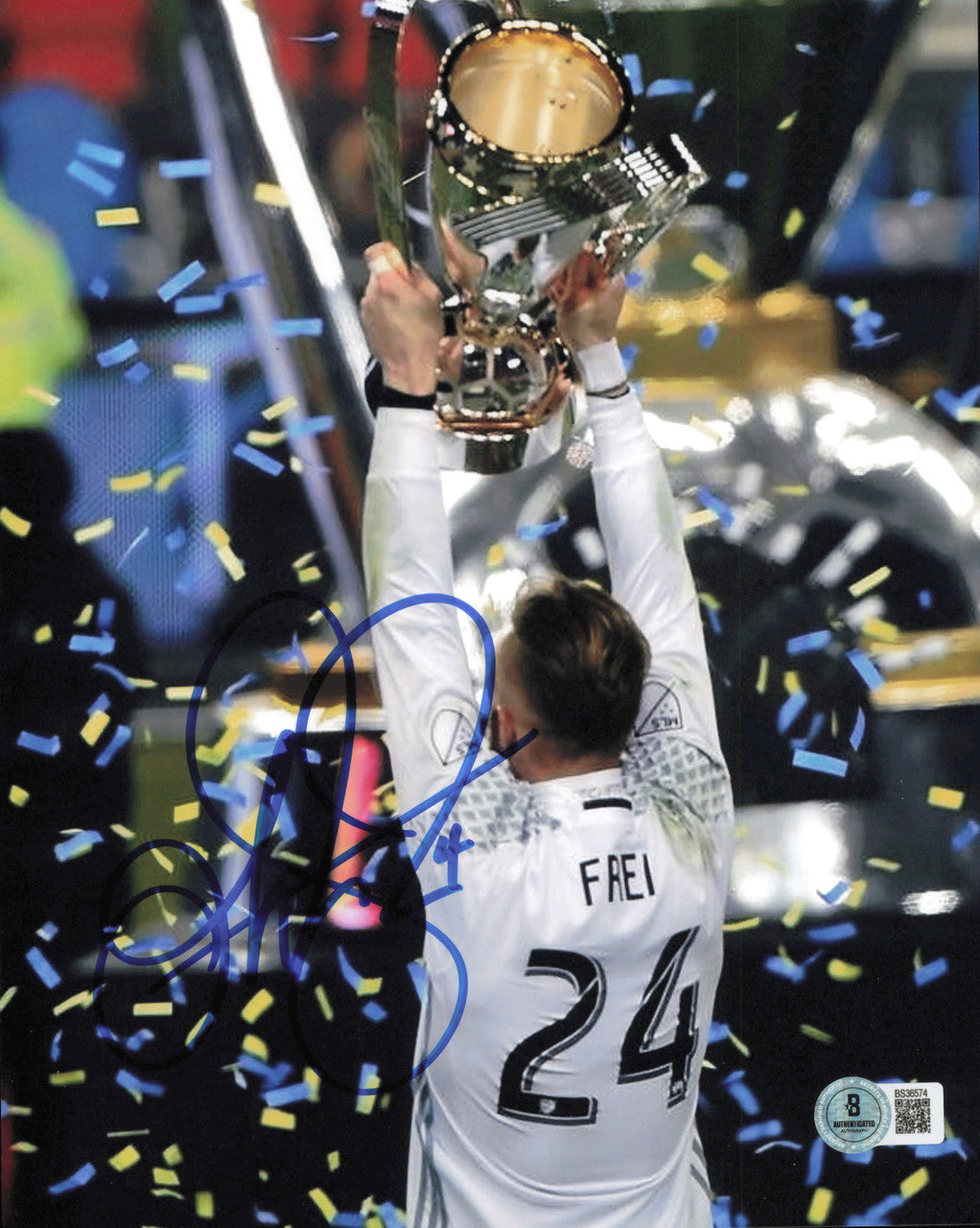 Stefan Frei Autographed 8x10 Photo Seattle Sounders Beckett BAS QR #BS36574