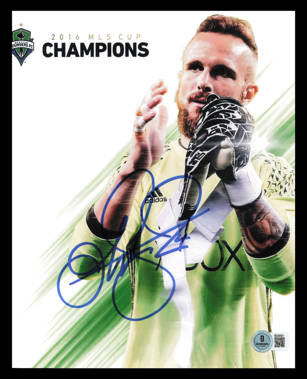 Stefan Frei Autographed 8x10 Photo Seattle Sounders Beckett BAS QR #BS36581