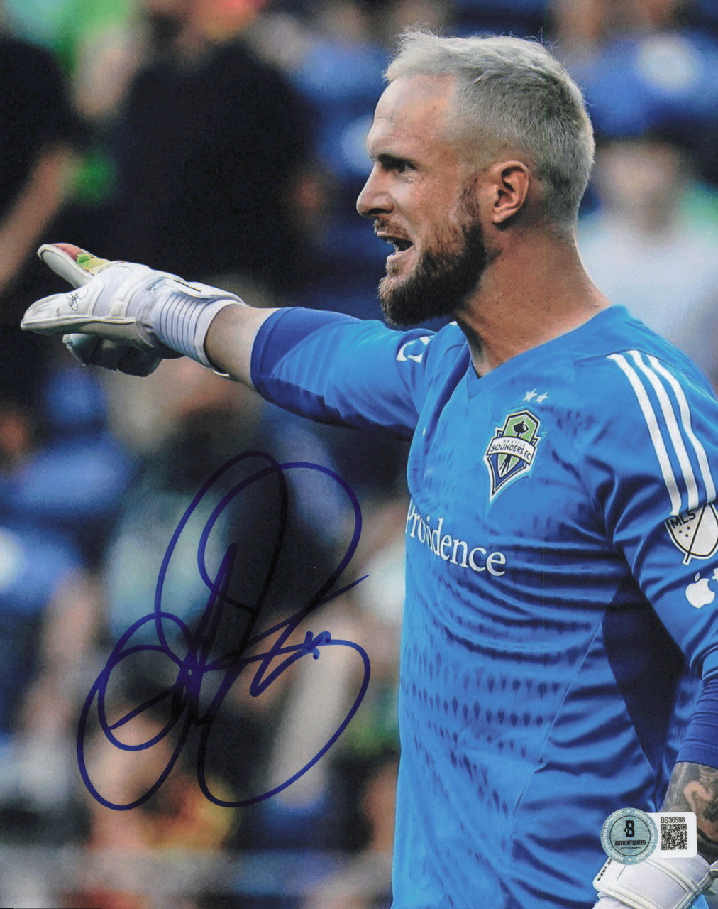 Stefan Frei Autographed 8x10 Photo Seattle Sounders Beckett BAS QR #BS36588