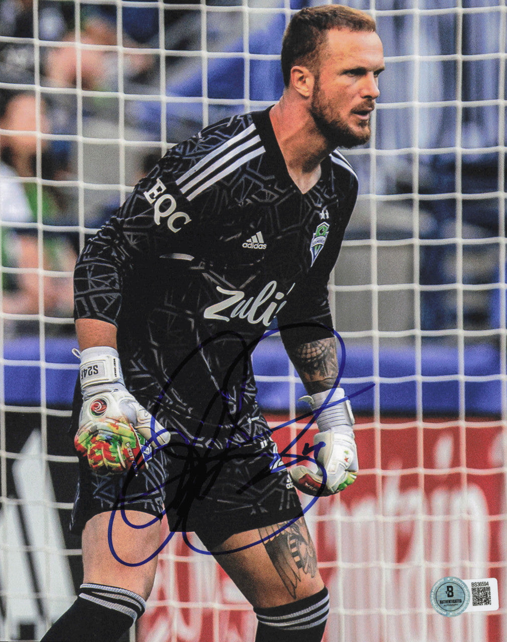 Stefan Frei Autographed 8x10 Photo Seattle Sounders Beckett BAS QR #BS36594