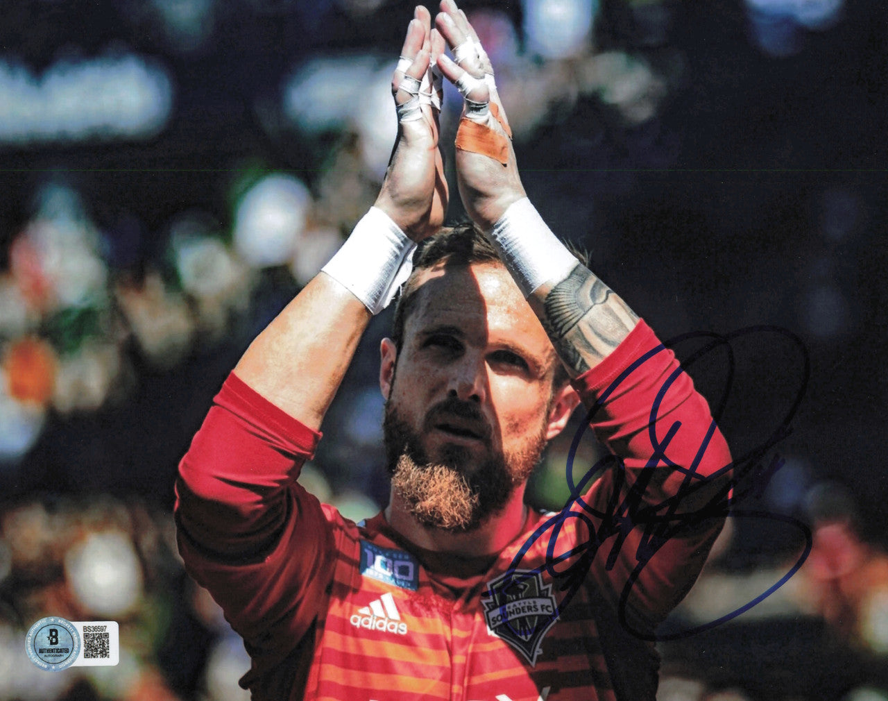 Stefan Frei Autographed 8x10 Photo Seattle Sounders Beckett BAS QR #BS36597