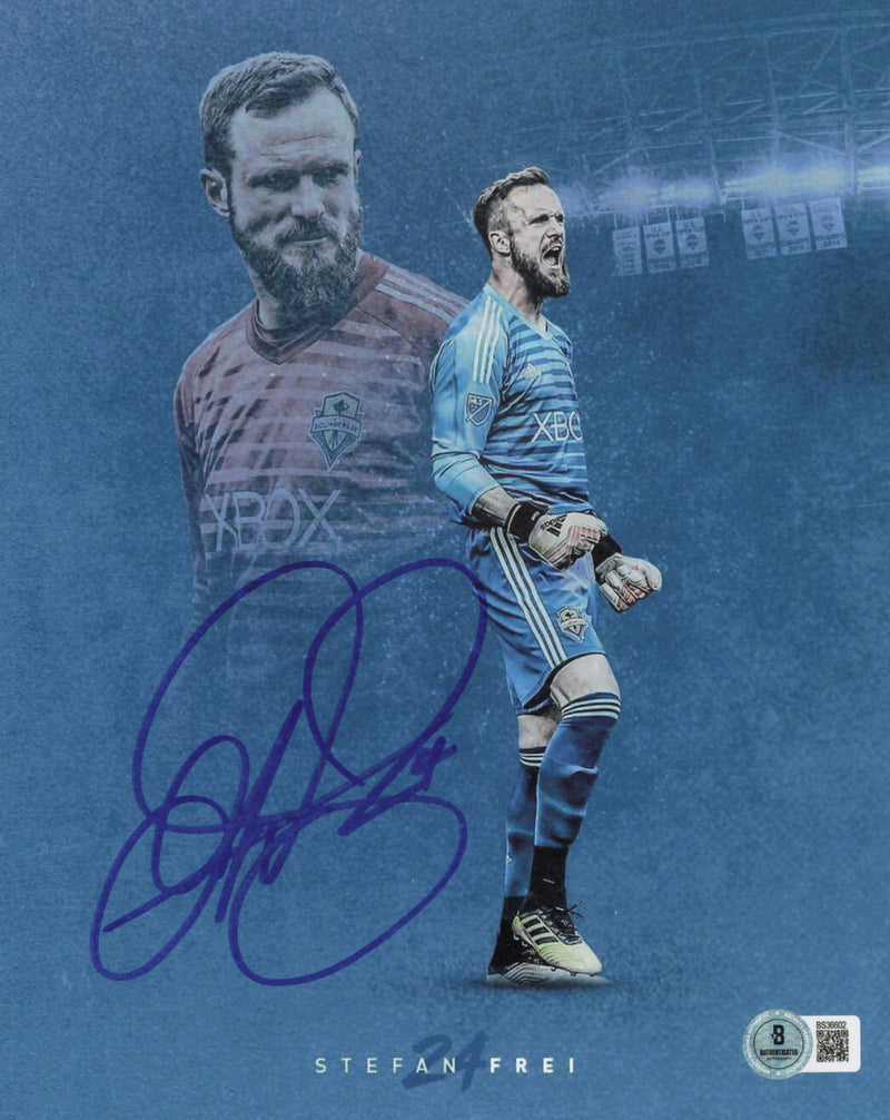 Stefan Frei Autographed 8x10 Photo Seattle Sounders Beckett BAS QR #BS36602