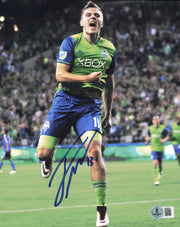 Jordan Morris Autographed 8x10 Photo Seattle Sounders Beckett BAS QR #BS36623