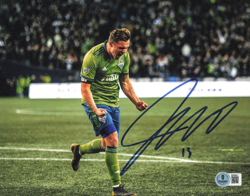 Jordan Morris Autographed 8x10 Photo Seattle Sounders Beckett BAS QR #BS36641