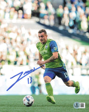 Jordan Morris Autographed 8x10 Photo Seattle Sounders Beckett BAS QR #BS36656
