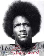 Billy Sims Autographed 8x10 Photo Oklahoma Sooners "78 Heisman" Beckett BAS QR #BS12780