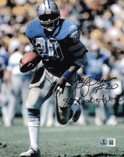 Billy Sims Autographed 8x10 Photo Detroit Lions "80 Rookie of Year" Beckett BAS QR #BS12785