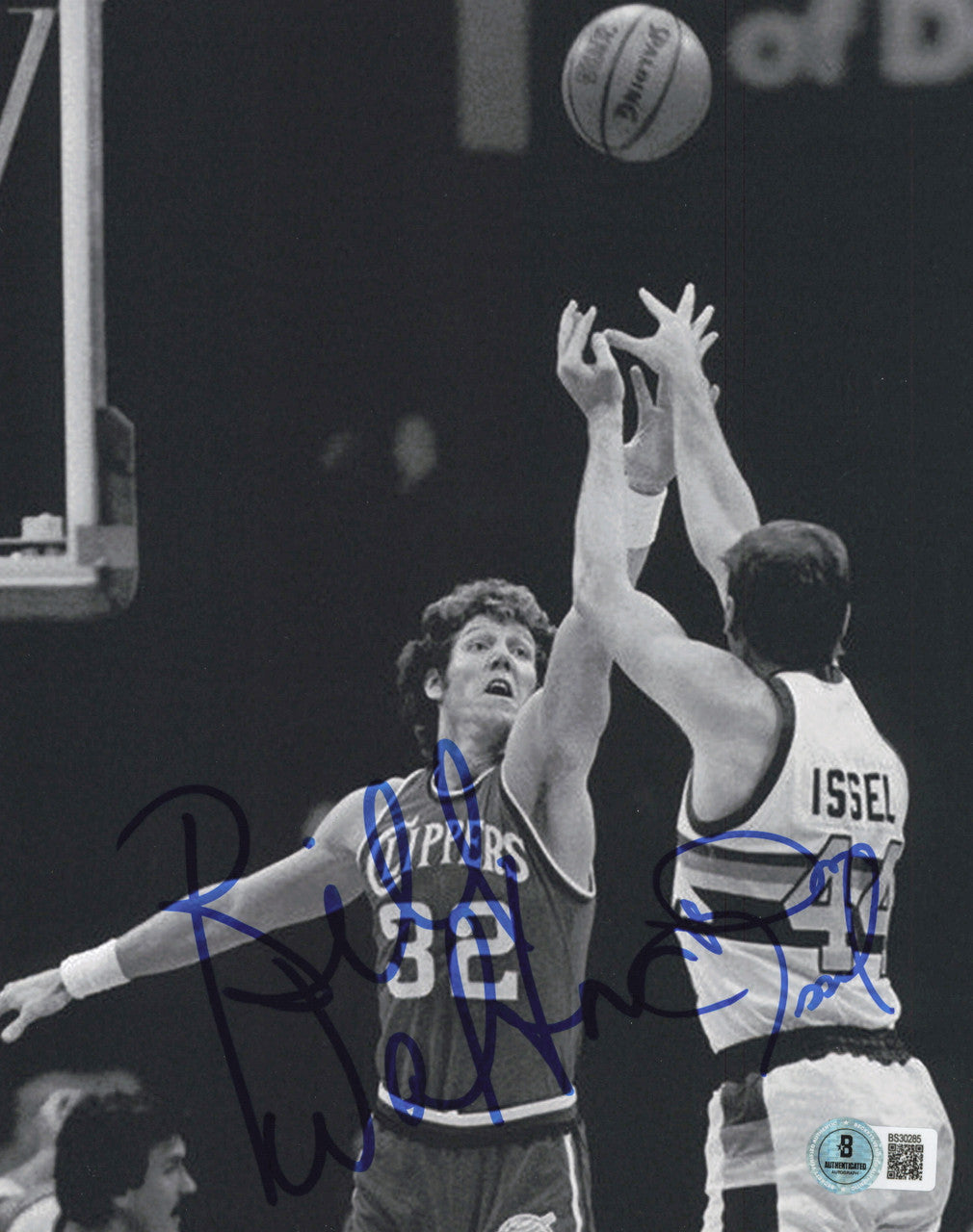 Bill Walton & Dan Issel Autographed 8x10 Photo Beckett BAS QR #BS30285