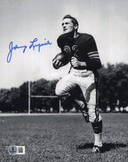 Johnny Lujack Autographed 8x10 Photo Notre Dame Fighting Irish Beckett BAS QR #BS12861