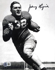 Johnny Lujack Autographed 8x10 Photo Notre Dame Fighting Irish Beckett BAS QR #BS12868