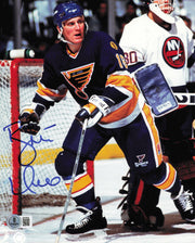 Brett Hull Autographed 8x10 Photo St. Louis Blues Beckett BAS QR #BS30628