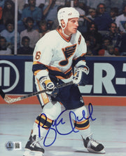 Brett Hull Autographed 8x10 Photo St. Louis Blues Beckett BAS QR #BS30632