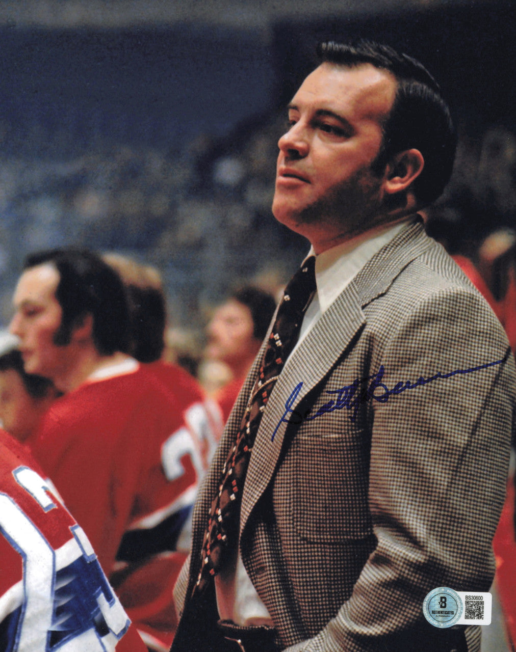 Scotty Bowman Autographed 8x10 Photo Montreal Canadiens Beckett BAS QR #BS30600