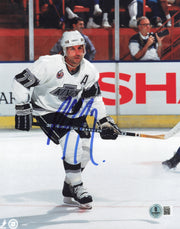 Paul Coffey Autographed 8x10 Photo Los Angeles Kings Beckett BAS QR #BS30576