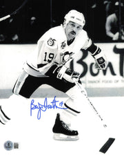 Bryan Trottier Autographed 8x10 Photo Pittsburgh Penguins Beckett BAS QR #BS30473