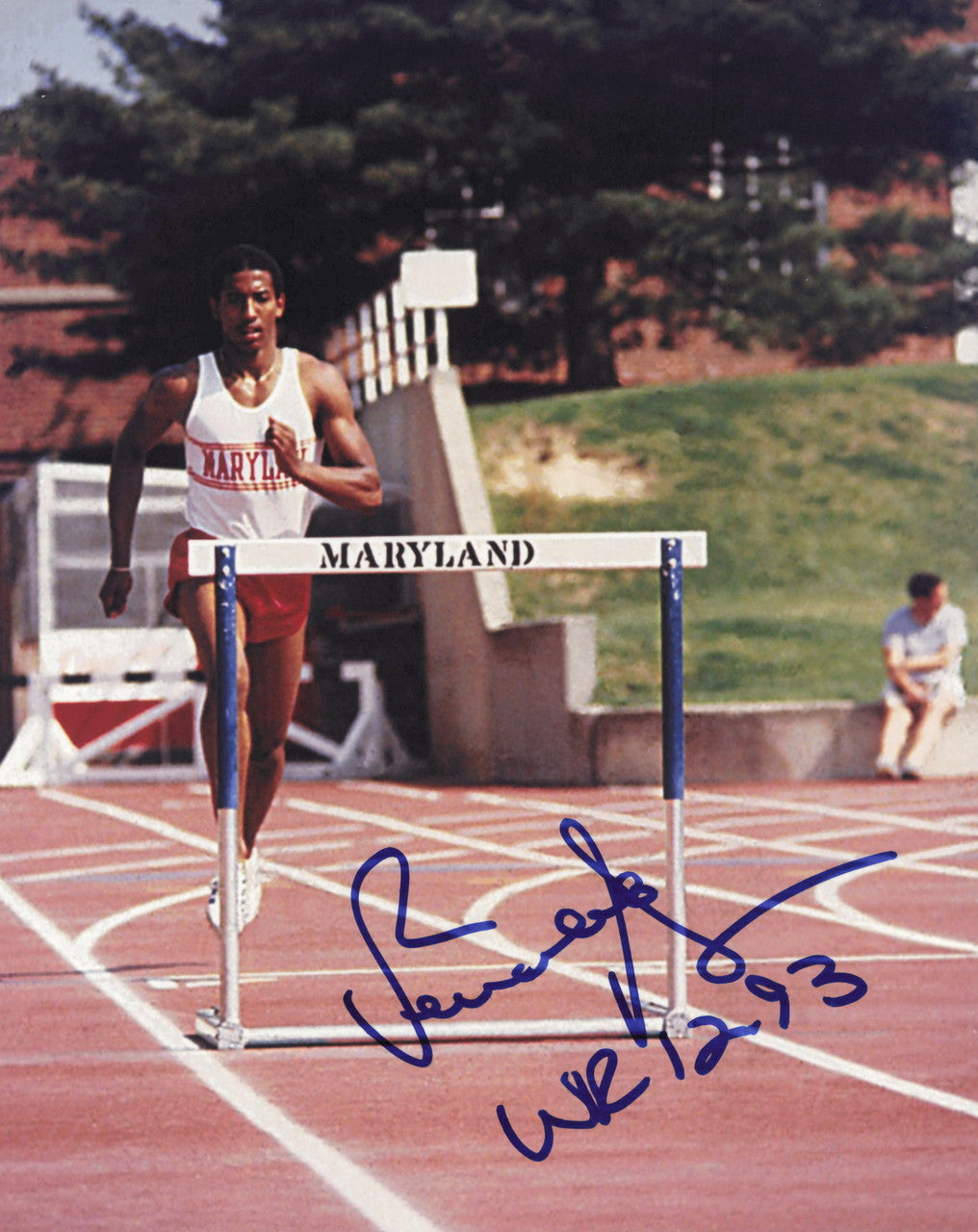 Renaldo Nehemiah Autographed 8x10 Photo Track & Field SKU #247196