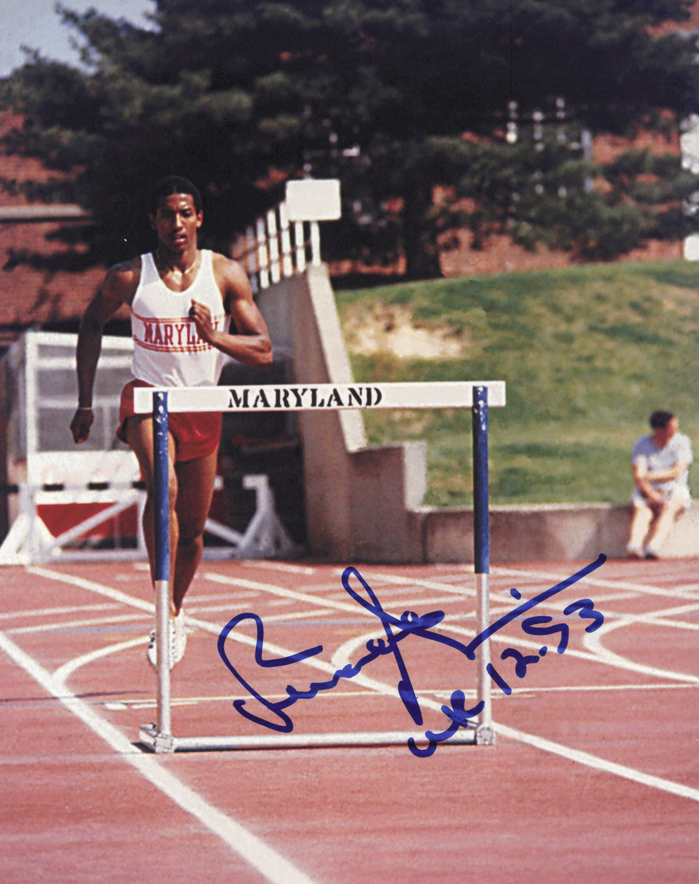 Renaldo Nehemiah Autographed 8x10 Photo Track & Field SKU #247197