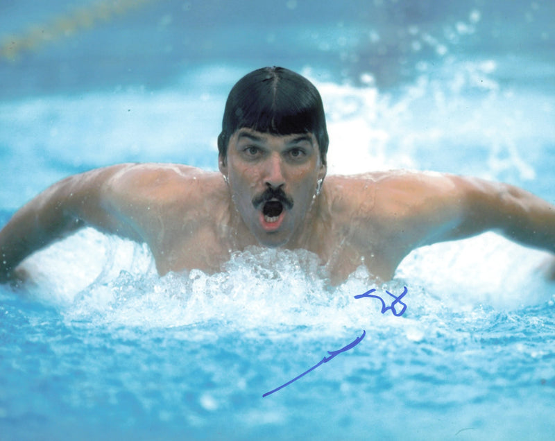 Mark Spitz Autographed 8x10 Photo Swimming SKU #247199