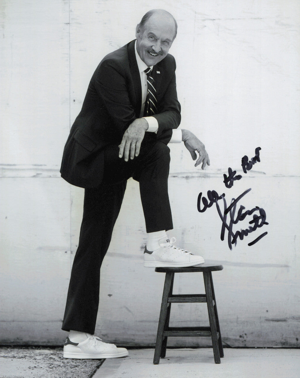 Stan Smith Autographed 8x10 Photo "All the Best" SKU #247231