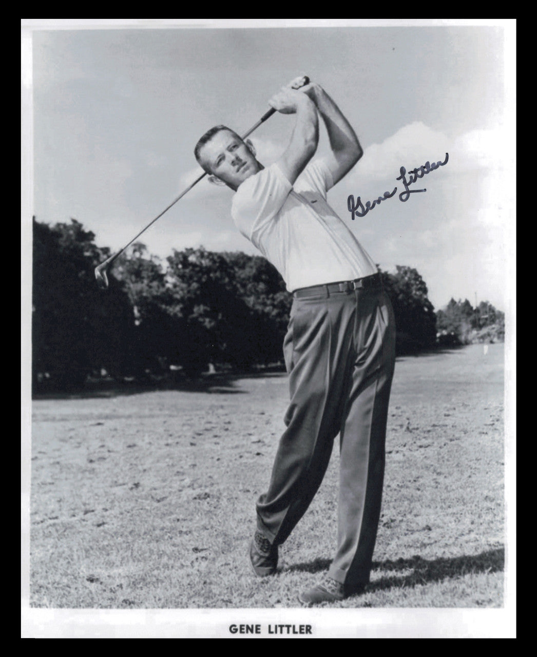 Gene Littler Autographed 8x10 Photo SKU #247239