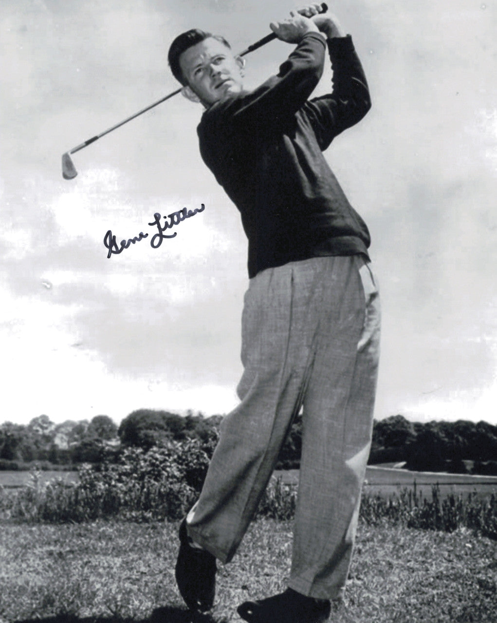 Gene Littler Autographed 8x10 Photo SKU #247245