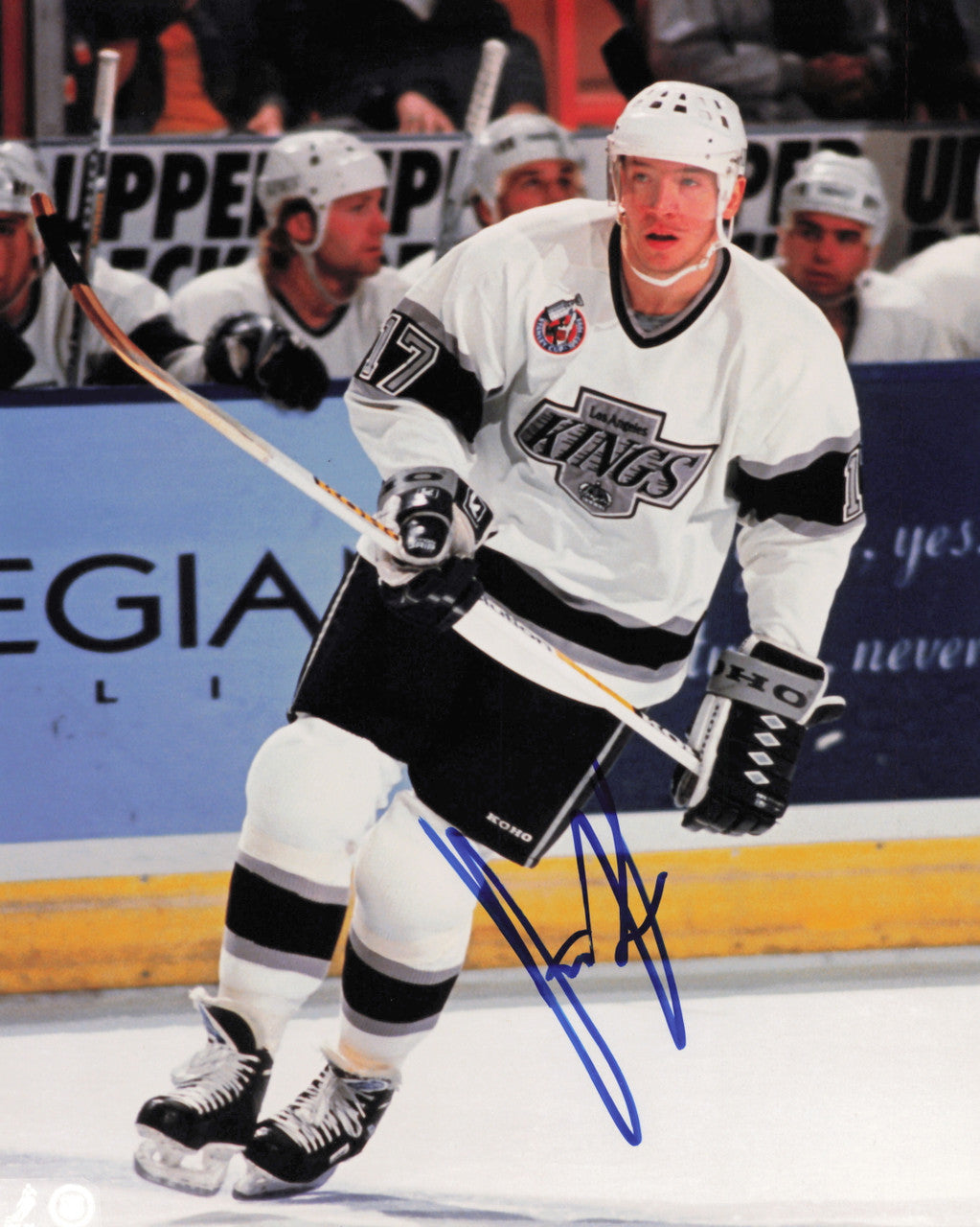 Jari Kurri Autographed 8x10 Photo Los Angeles Kings SKU #247346
