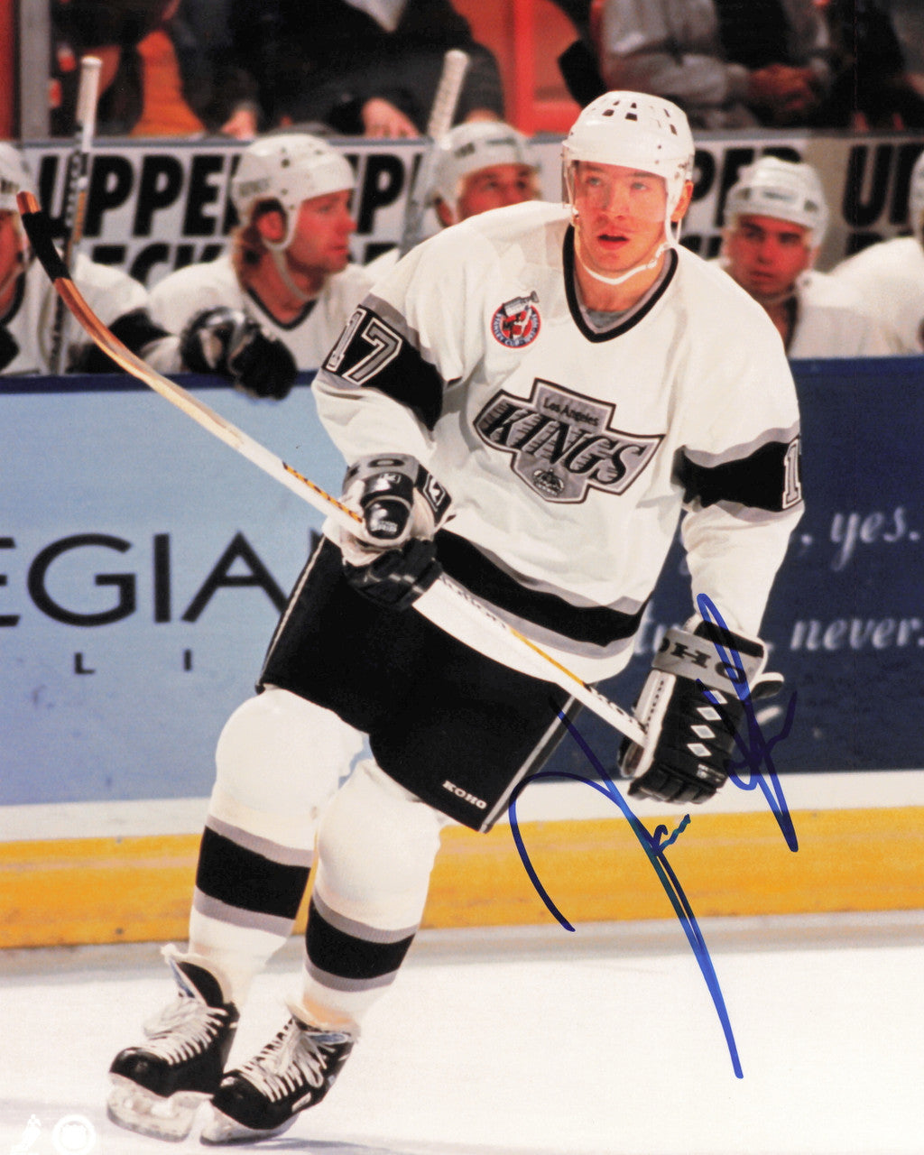 Jari Kurri Autographed 8x10 Photo Los Angeles Kings SKU #247348