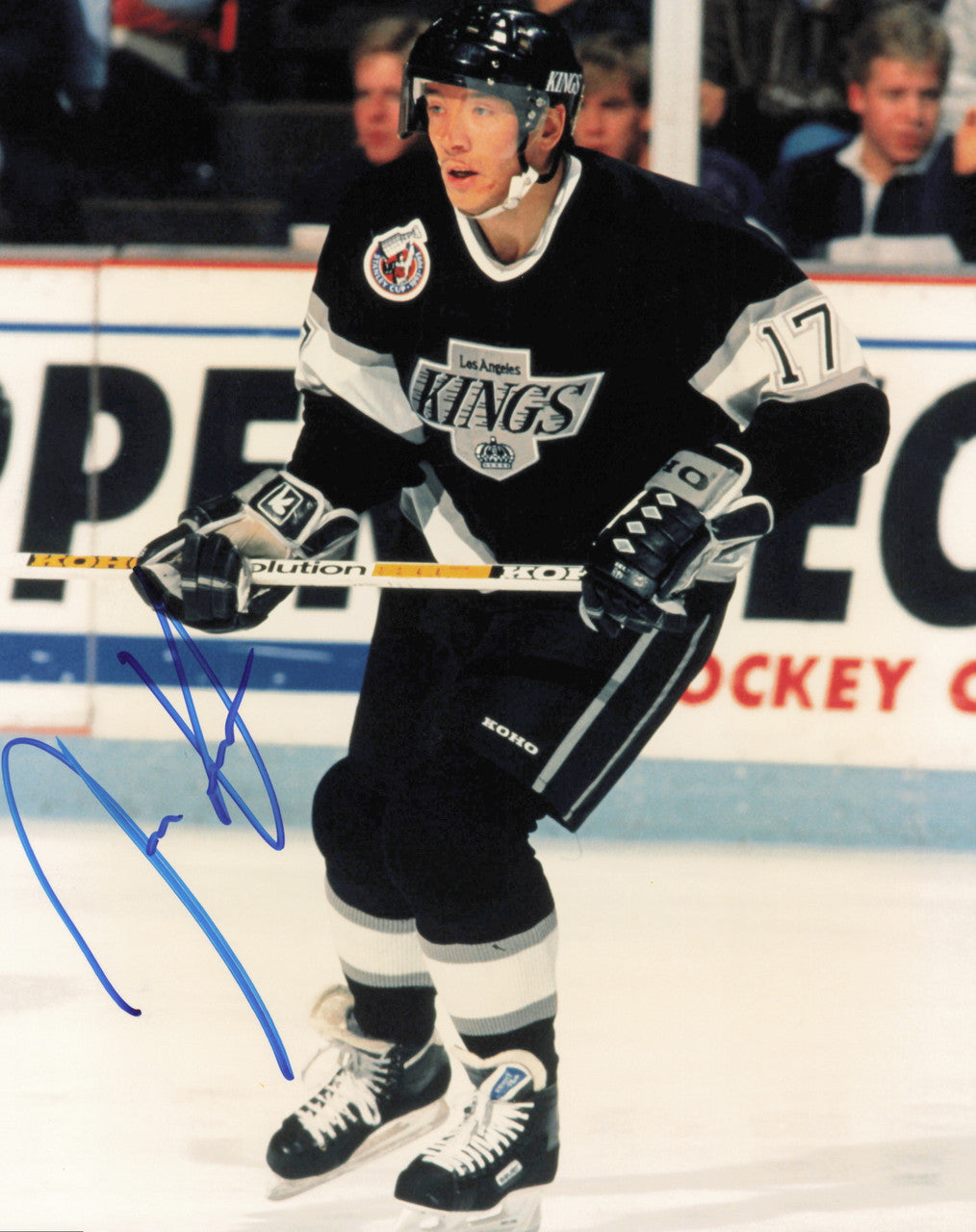 Jari Kurri Autographed 8x10 Photo Los Angeles Kings SKU #247351