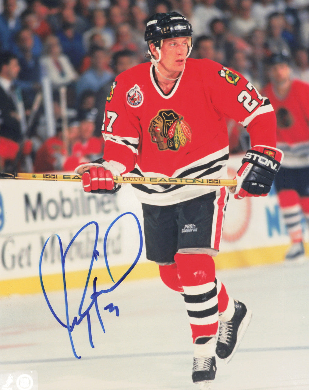 Jeremy Roenick Autographed 8x10 Photo Chicago Blackhawks SKU #247362