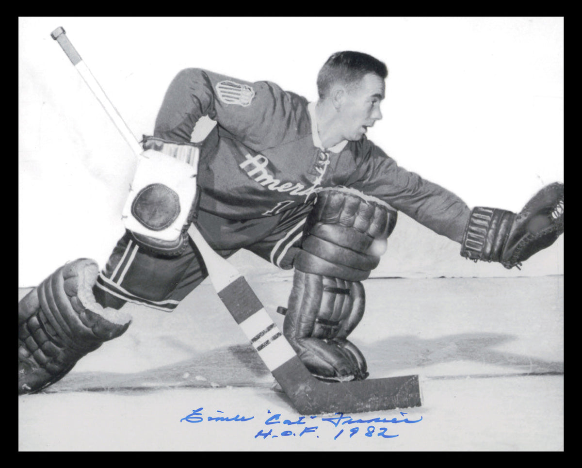 Emile "Cat" Francis Autographed 8x10 Photo "HOF 1982" SKU #247376