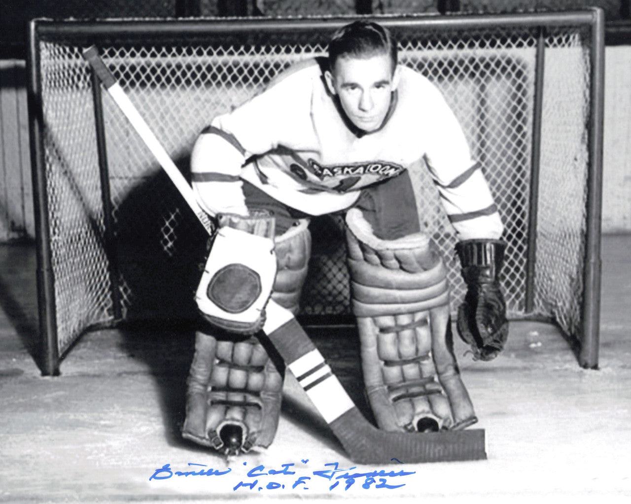 Emile "Cat" Francis Autographed 8x10 Photo "HOF 1982" SKU #247378