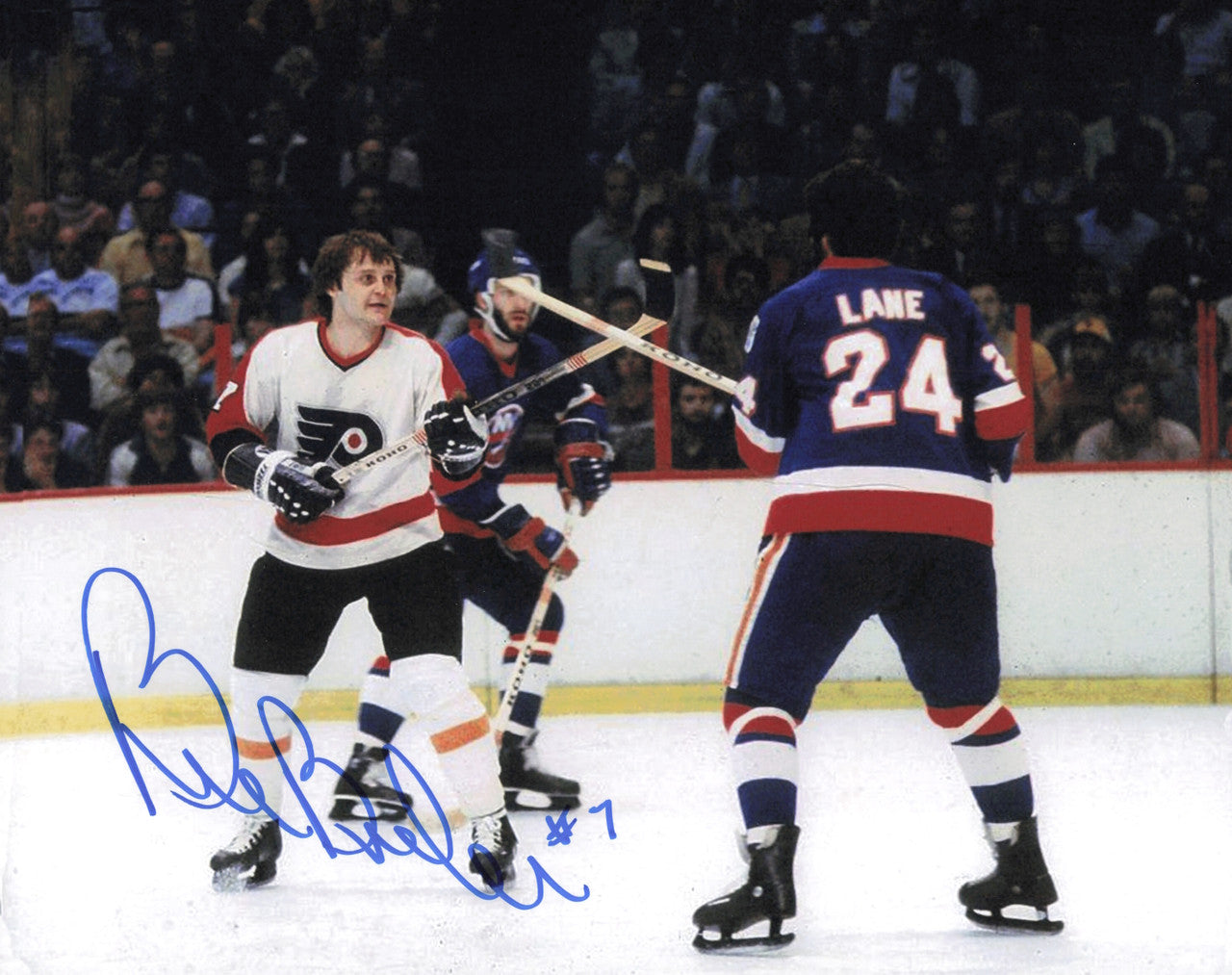 Bill Barber Autographed 8x10 Photo Philadelphia Flyers SKU #247388